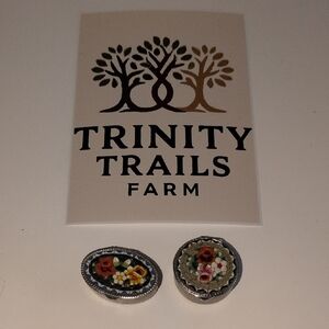 Vintage Italian Micro Mosaic Pill Boxes